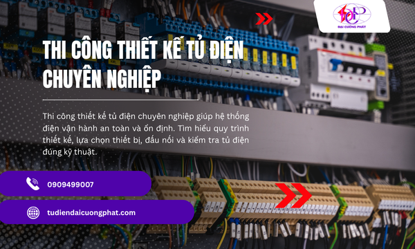 Thi công thiết kế tủ điện chuyên nghiệp